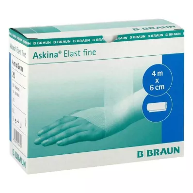 ASKINA Elast Fine Binde 6 cmx4 m lose, 20 St