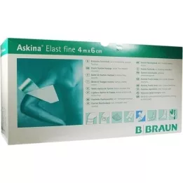 ASKINA Elast Fine Binde 6 cmx4 m lose, 100 St