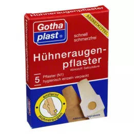 GOTHAPLAST Cornmed Hühneraugenpflaster 2x6 cm, 5 St
