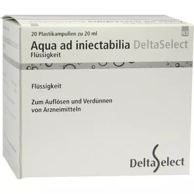 AQUA AD iniectabilia Plastik, 20X20 ml