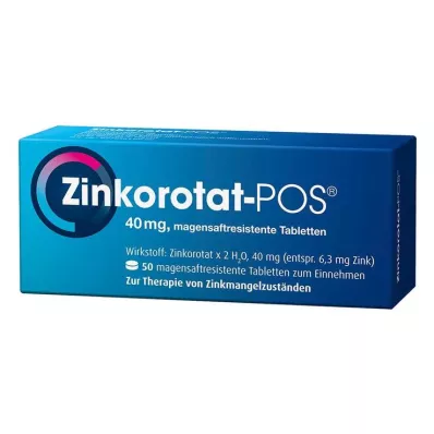 ZINKOROTAT POS magensaftresistente Tabletten, 50 St