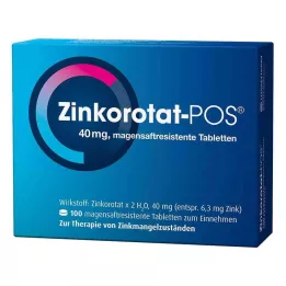 ZINKOROTAT POS magensaftresistente Tabletten, 100 St