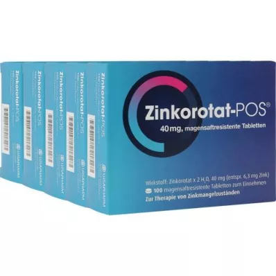 ZINKOROTAT POS magensaftresistente Tabletten, 500 St