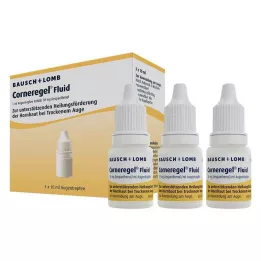 CORNEREGEL Fluid Augentropfen, 3X10 ml