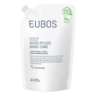 EUBOS FLÜSSIG blau unparfüm.Nachf.Btl., 400 ml