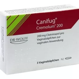 CANIFUG Cremolum 200 Vaginalsuppositorien, 3 St