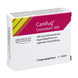 CANIFUG Cremolum 200 Vaginalsuppositorien, 3 St