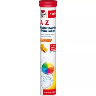 DOPPELHERZ A-Z Multivitamin+Mineralien Brausetabl., 15 St