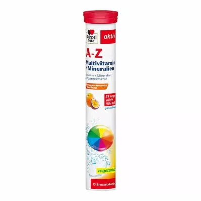 DOPPELHERZ A-Z Multivitamin+Mineralien Brausetabl., 15 St