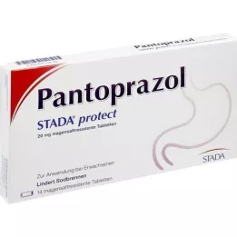 PANTOPRAZOL STADA protect 20 mg magensaftres.Tabl., 14 St