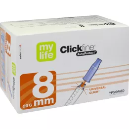 MYLIFE Clickfine AutoProtect Pen-Nadeln 8 mm 29 G, 100 St