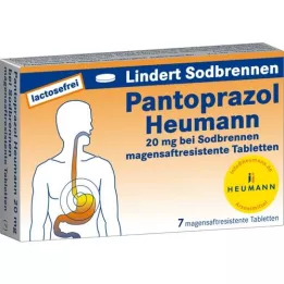 PANTOPRAZOL Heumann 20 mg b.Sodbrennen msr.Tabl., 7 St