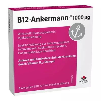 B12 ANKERMANN 1.000 μg Ampullen, 5X1 ml
