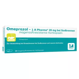 Omeprazol - 1 A Pharma® 20 mg bei Sodbrennen, 14 St