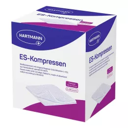 ES-KOMPRESSEN steril 7,5x7,5 cm 12fach Großpackung, 5X20 St