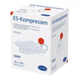 ES-KOMPRESSEN steril 10x10 cm 12fach Großpackung, 20X5 St