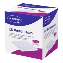 ES-KOMPRESSEN steril 10x10 cm 12fach Großpackung, 5X20 St