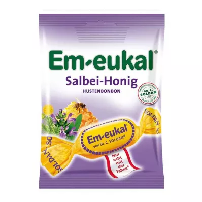 EM-EUKAL Bonbons Salbei Honig zuckerhaltig, 75 g EM-EUKAL Bonbons Salbei Honig zuckerhaltig, 75 g