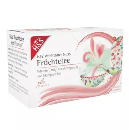 H&amp;S Früchte mit Vitamin C Filterbeutel, 20X2.7 g
