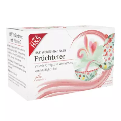 H&amp;S Früchte mit Vitamin C Filterbeutel, 20X2.7 g
