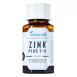 NATURAFIT Zink Plus C+D Kapseln, 90 St