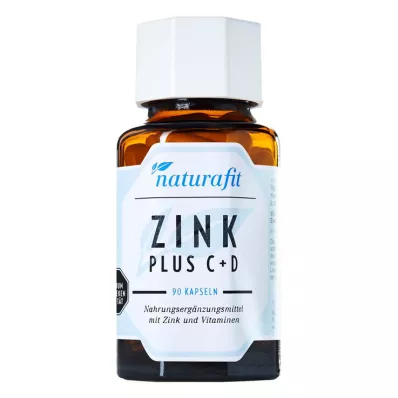 NATURAFIT Zink Plus C+D Kapseln, 90 St
