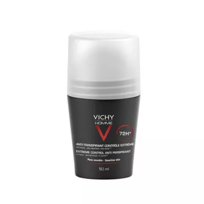 Vichy Homme Deo Roll-on 72h Extreme Control, 50 ml