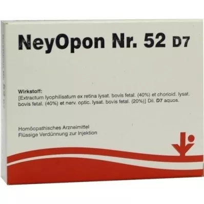 NEYOPON Nr.52 D 7 Ampullen, 5X2 ml