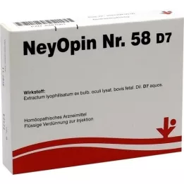NEYOPIN Nr.58 D 7 Ampullen, 5X2 ml
