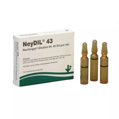 NeyDIL® Nr. 43 Revitorgan® D4 pro vet. Ampullen, 5X2 ml