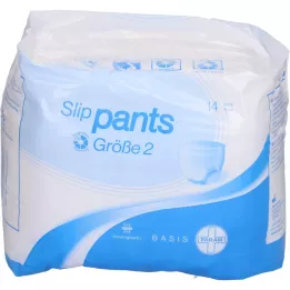 PARAM Slip Pants Basis Gr.2, 14 St