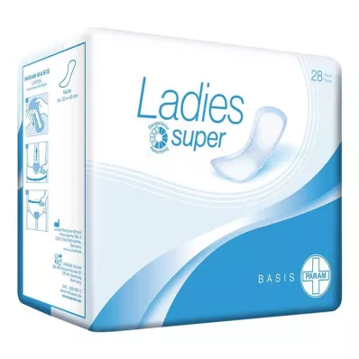 Param Ladies Inkontinenz Vorlagen Basis super, 28 St