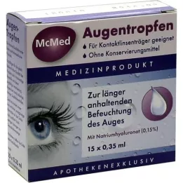 MCMED Augentropfen Einzeldosispipetten, 15X0.35 ml