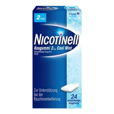 NICOTINELL Kaugummi Cool Mint 2 mg, 24 St