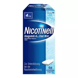 NICOTINELL Kaugummi Cool Mint 4 mg, 96 St