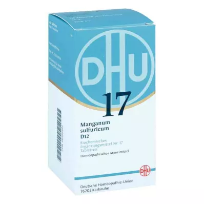 BIOCHEMIE DHU 17 Manganum sulfuricum D 12 Tabl., 420 St BIOCHEMIE DHU 17 Manganum sulfuricum D 12 Tabl., 420 St