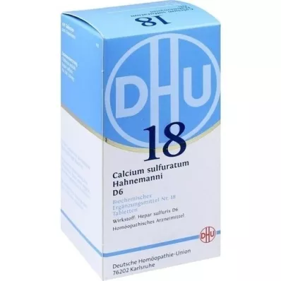 BIOCHEMIE DHU 18 Calcium sulfuratum D 6 Tabletten, 420 St