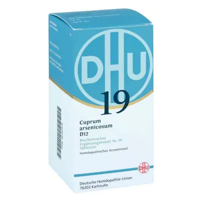 BIOCHEMIE DHU 19 Cuprum arsenicosum D 12 Tabletten, 420 St BIOCHEMIE DHU 19 Cuprum arsenicosum D 12 Tabletten, 420 St