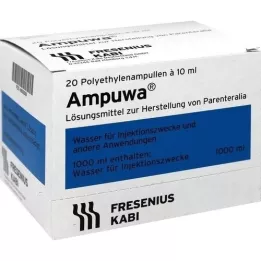 AMPUWA Plastikampullen Injektions-/Infusionslsg., 20X10 ml