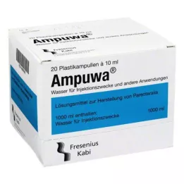 AMPUWA Plastikampullen Injektions-/Infusionslsg., 20X10 ml