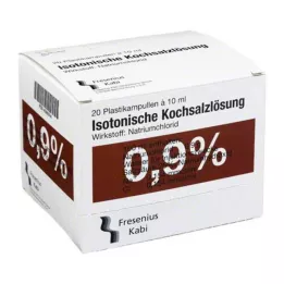 KOCHSALZLÖSUNG 0,9% Pl.Fresenius Injektionslsg., 20X10 ml