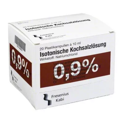 Kochsalzlösung 0,9% Pl. Fresenius Injektion - / Infusionslösung, 20X10 ml