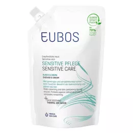 EUBOS SENSITIVE Dusch &amp; Creme Nachf.Btl., 400 ml