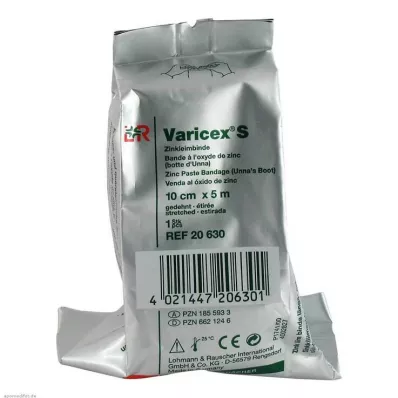 VARICEX S Zinkleimbinde 10 cmx5 m, 1 St