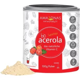 ACEROLA 100% Bio Pur natürliches Vit.C Pulver, 100 g