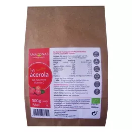 ACEROLA 100% Bio Pur natürliches Vit.C Pulver, 500 g