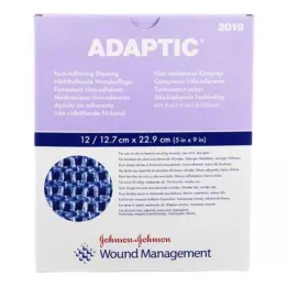 ADAPTIC 12,7x22,9 cm feuchte Wundauflage, 12 St