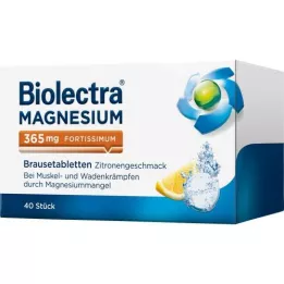 BIOLECTRA Magnesium 365 mg fortissimum Zitrone, 40 St