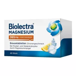 BIOLECTRA Magnesium 365 mg fortissimum Zitrone, 40 St