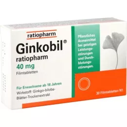 GINKOBIL-ratiopharm 40 mg Filmtabletten, 30 St